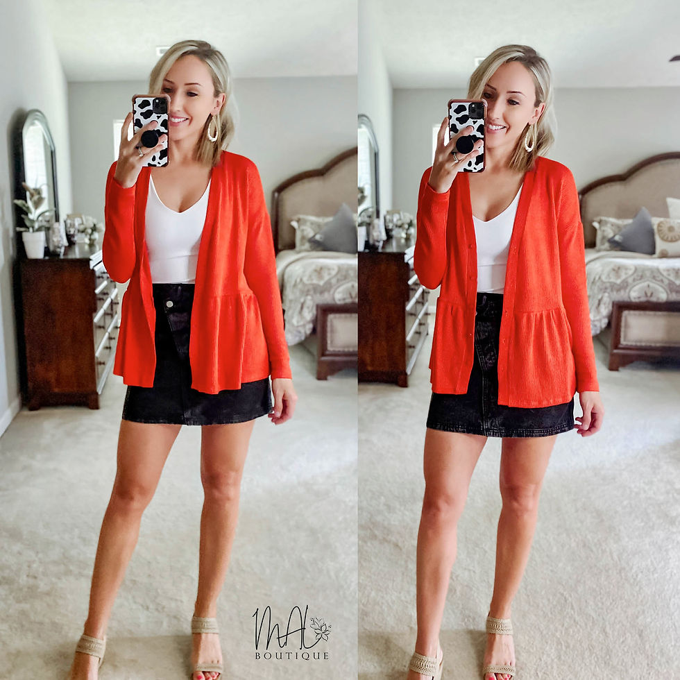 Thumbnail: Alexa Button Up Knit Top
