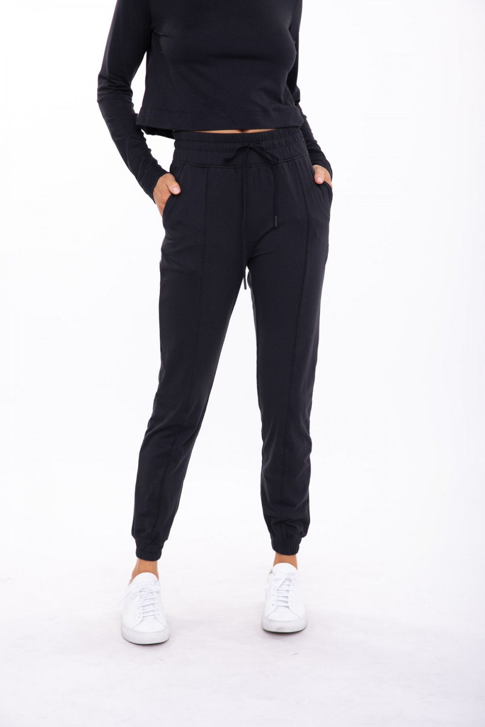 Jaiden Nylon-Lycra Joggers