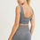Thumbnail: Hadley Hybrid Grey Sports Bra