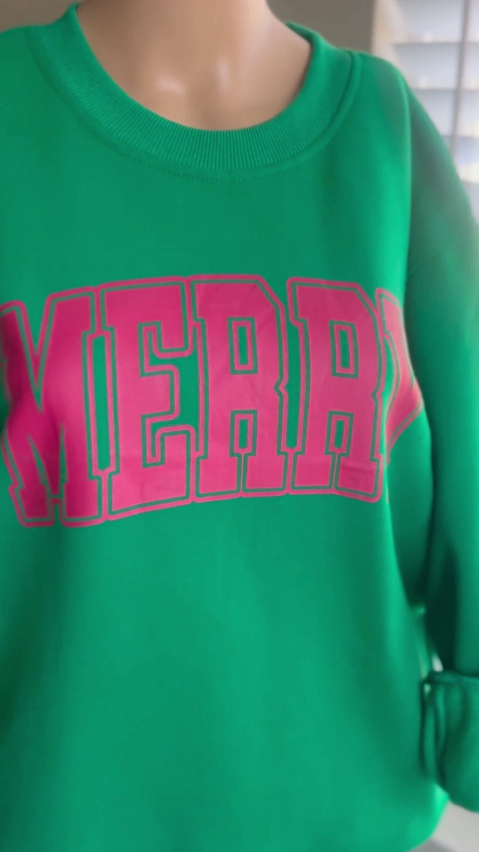 Thumbnail: Merry Green Graphic Sweatshirt