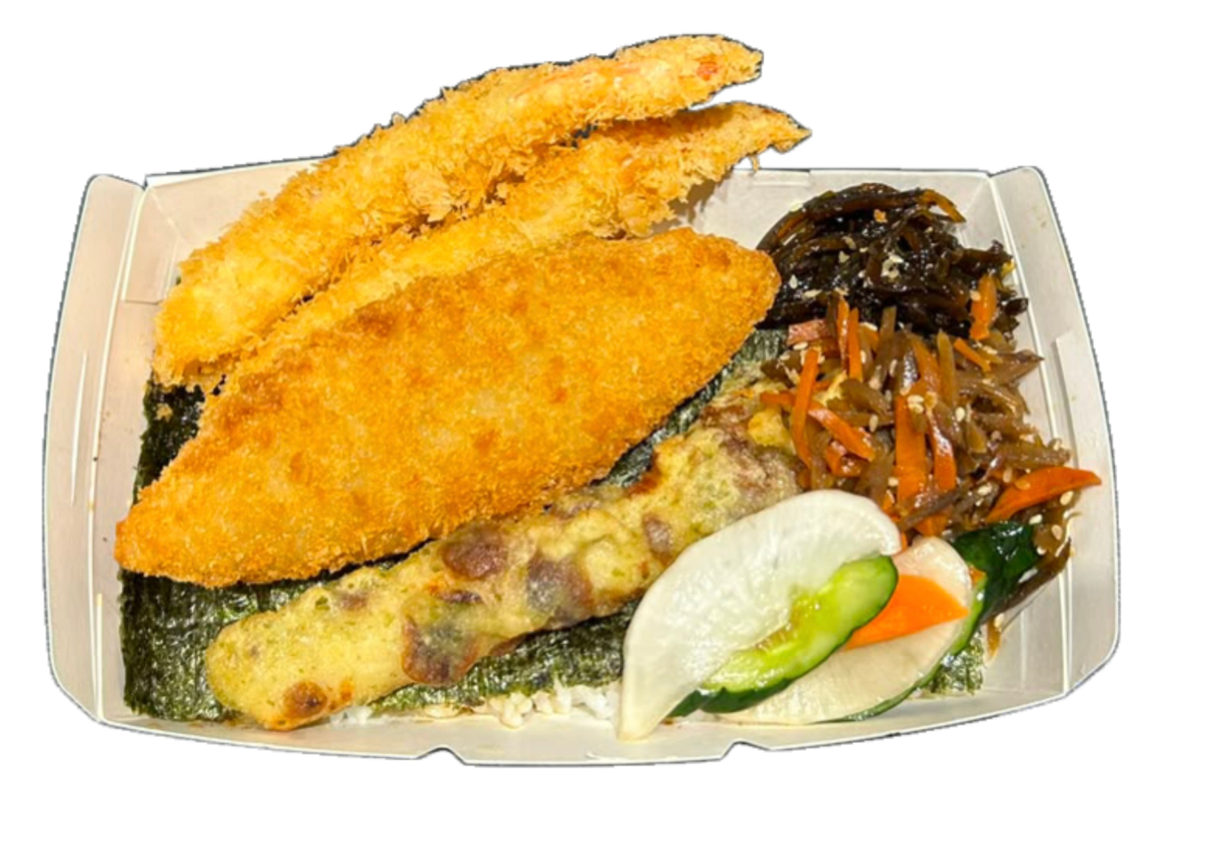 エビフライのり弁Noriben Ebi Fry