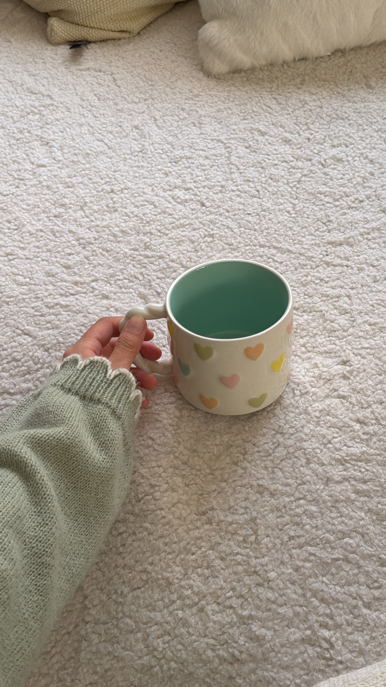 Pastel Hearts Mug 🩵