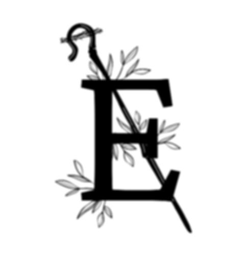 Embrace Logo with shepherd crook.