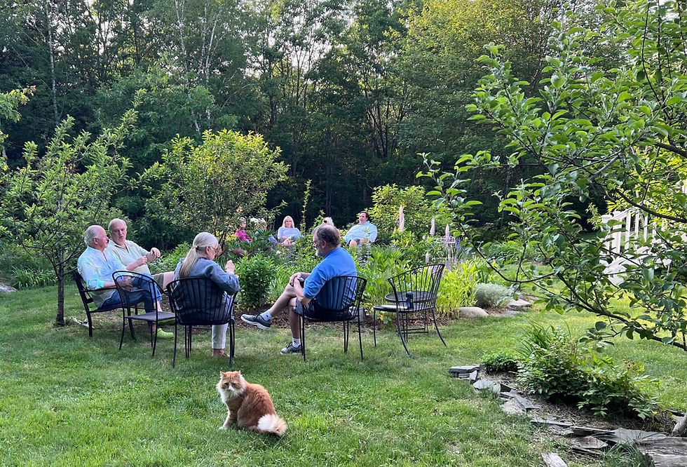 Margaritas in the June Garden (Chez Cahn)