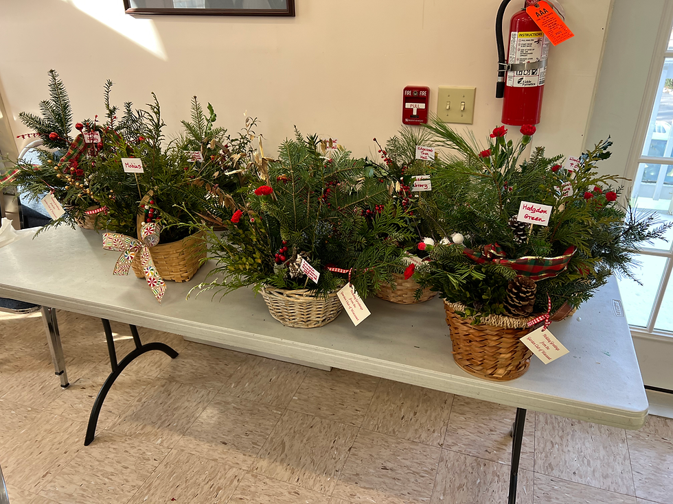 December Holiday Basket and Mug Workshop