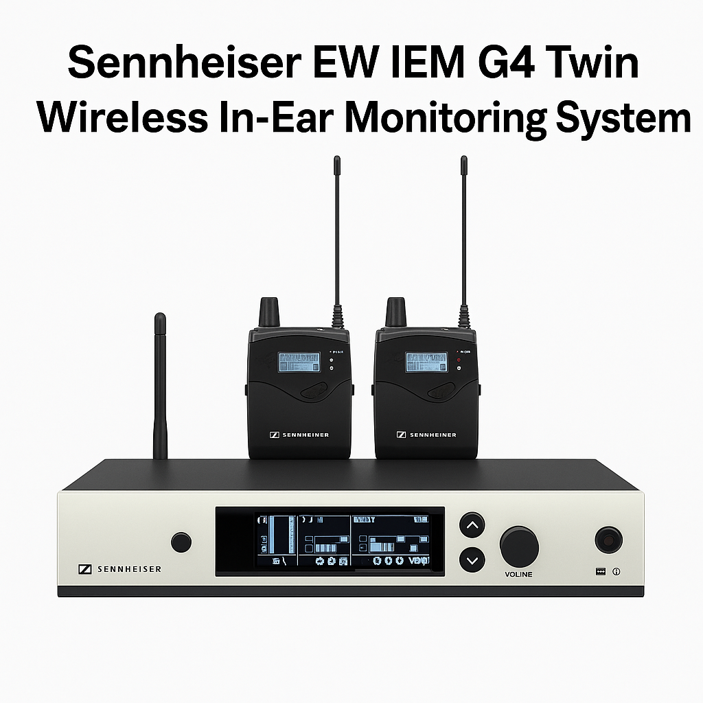 Sennheiser EW IEM G4 Twin – Dual Wireless In-Ear Monitoring System