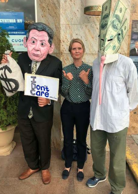 Cynthia meets "Status" Cuomo
