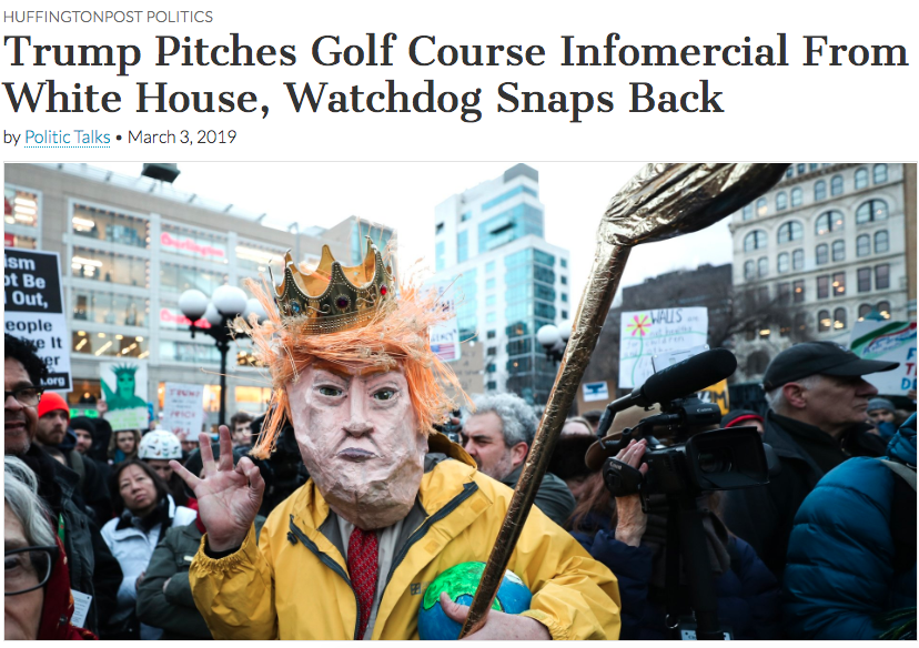 Swinging King Trump