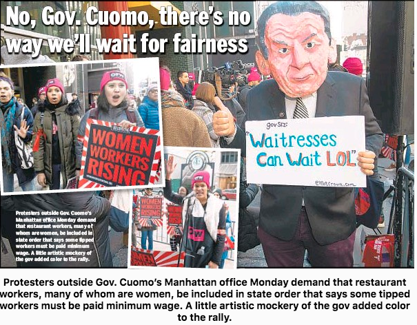 Cuomo - Waitresses can Wait