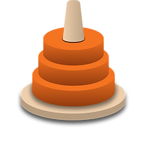 Simon Joue - Autisme - Atelier 7 - Pyramide à anneaux