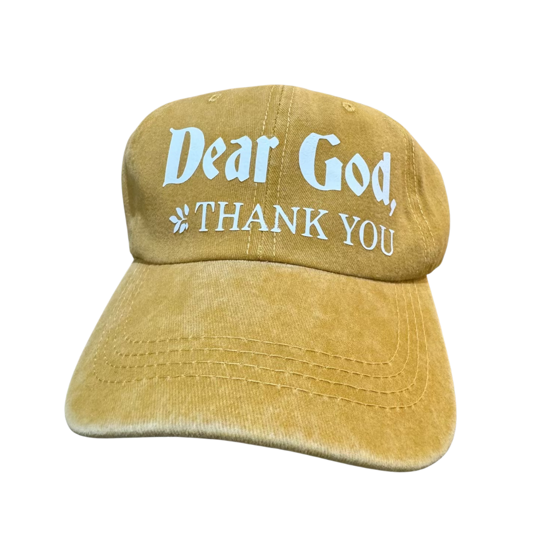 "Dear God, Thank You" Cap