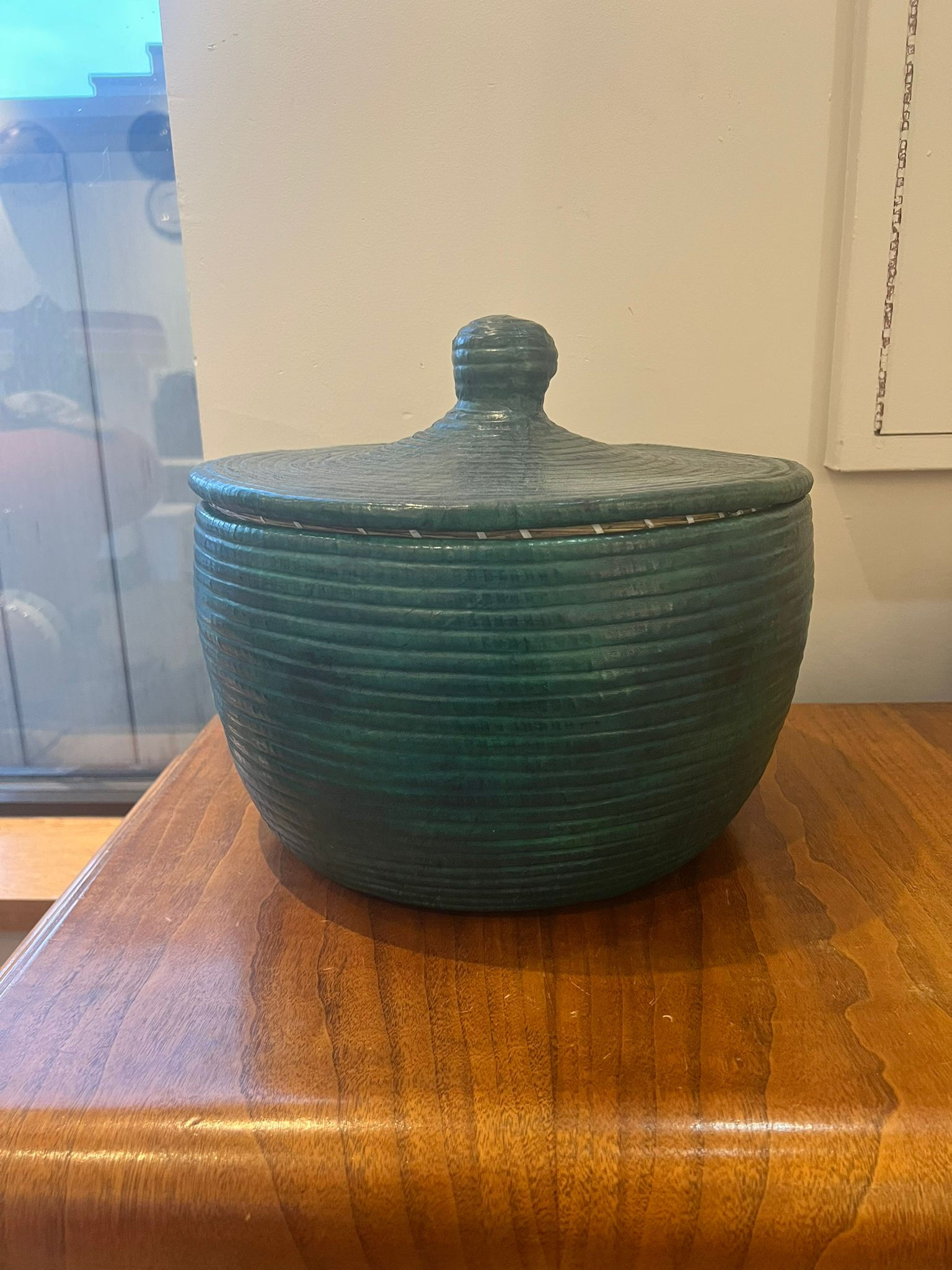 Panier à Chaussettes En CUIR