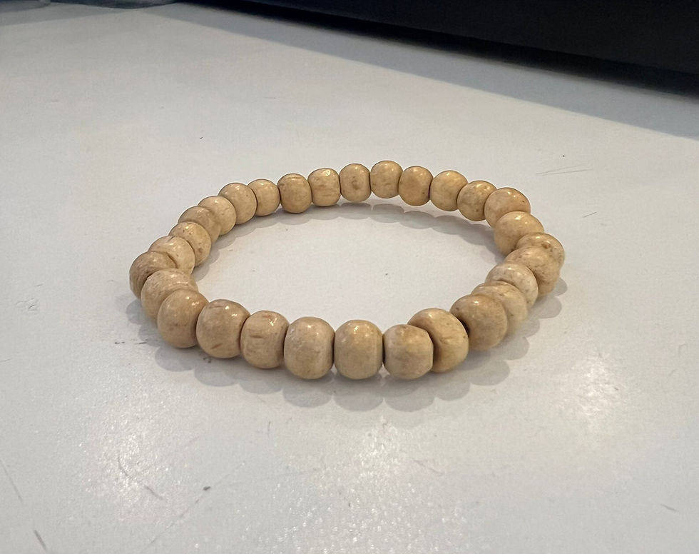 Thumbnail: Bracelet En Perles De Bois