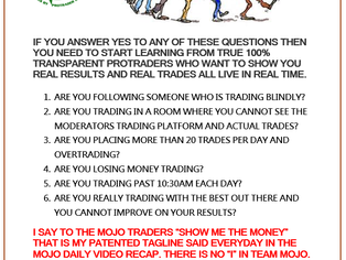 ARE YOU TRADING BLINDLY?