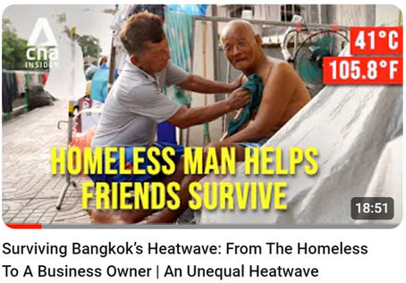 Surviving Bangkok’s Heatwave: From The Homeless To A Business Owner | An Unequal Heatwave
