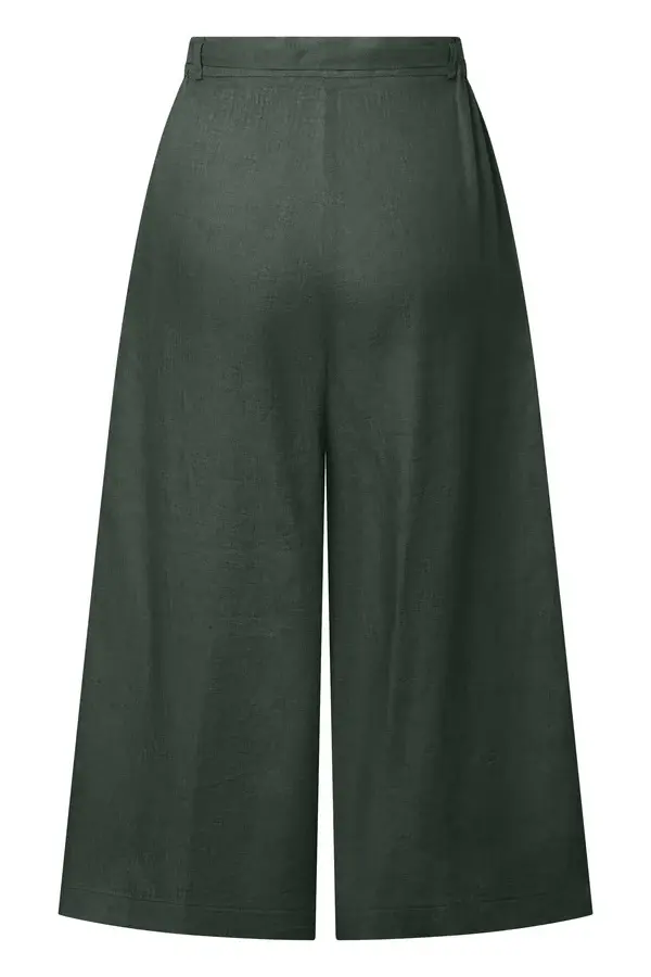 Miniaturbild: Leinenhose "Hannika" grün