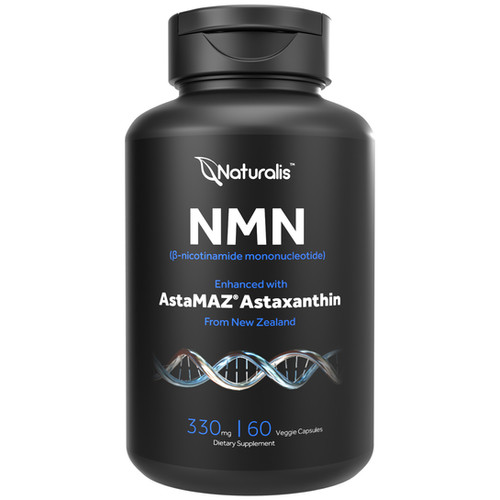 NMN 330mg Veggie Capsule - with Astaxanthin for Enhanced