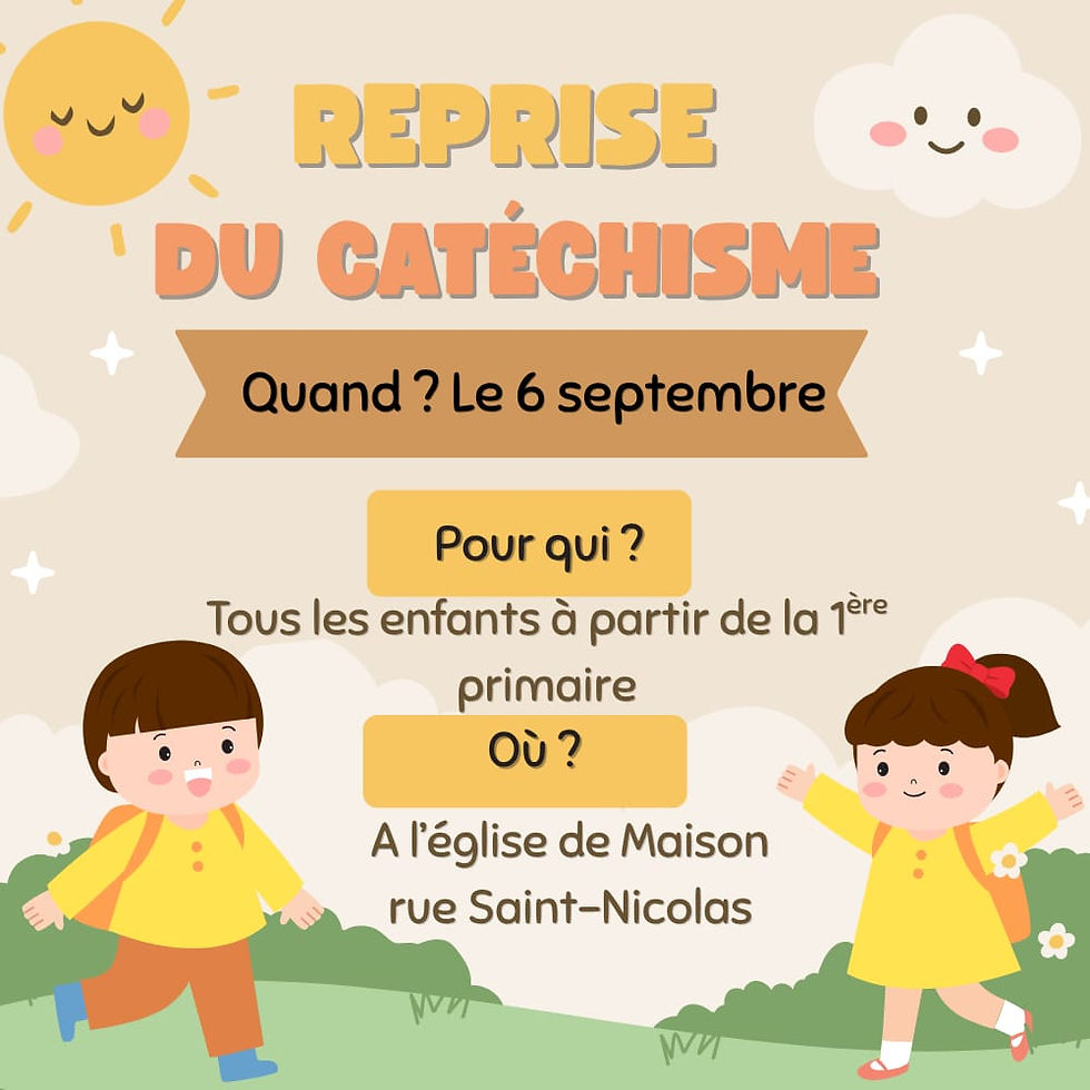 Reprise du Catéchisme