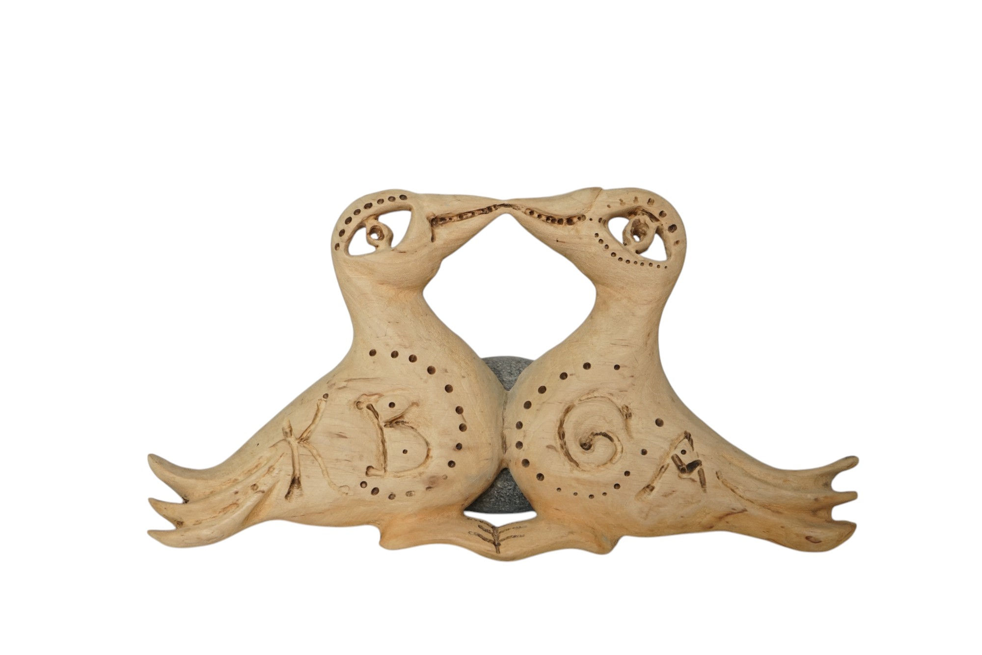 Csókolózó madarak