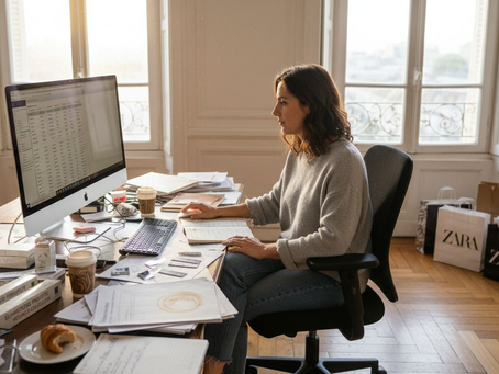 Un responsable e-commerce analyse les performances de ses campagnes publicitaires depuis son bureau.