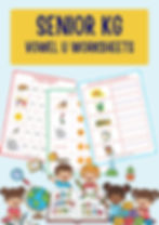 english worksheet for class ukg