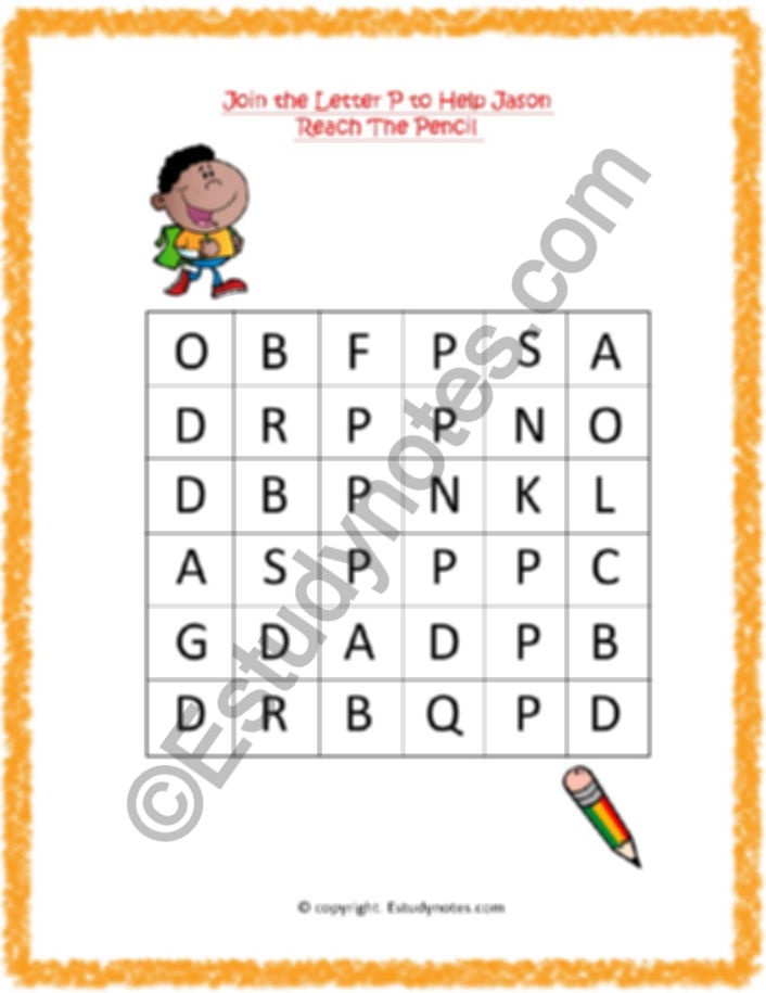 Thumbnail: a to z worksheet for ukg