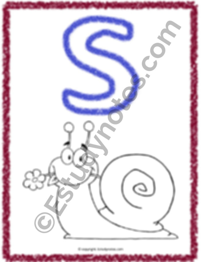 Thumbnail: letter s printable worksheets