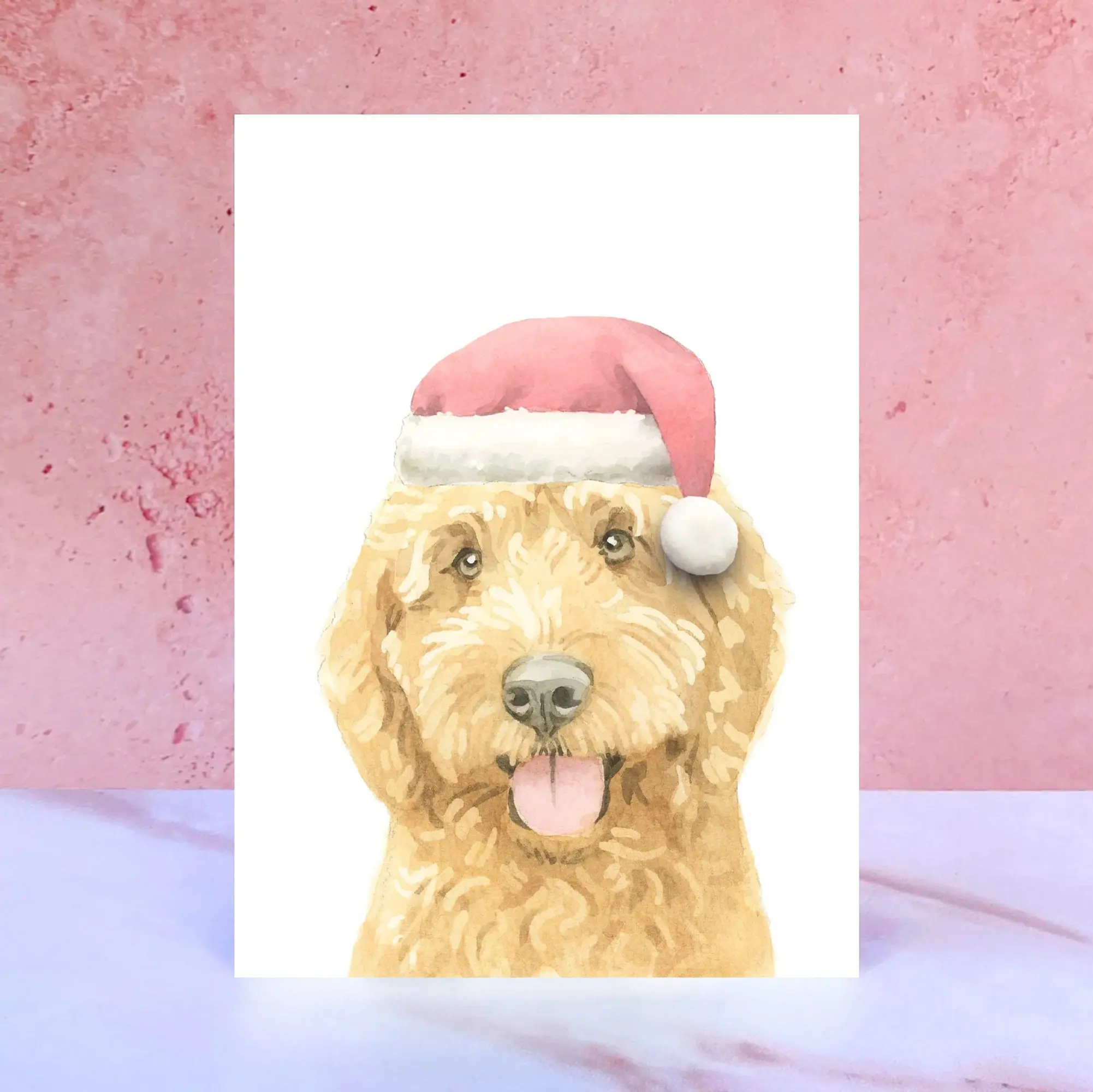 Cockapoo Christmas Card