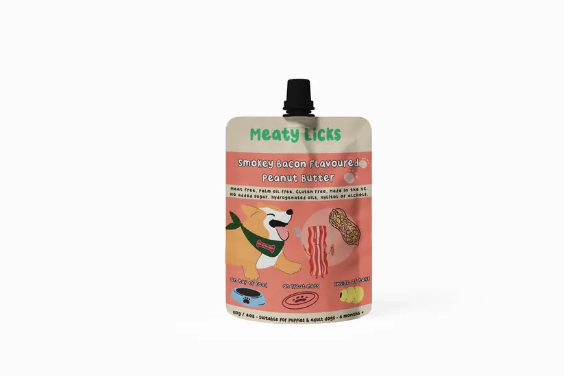 Smokey Bacon Peanut Butter Meaty Licks