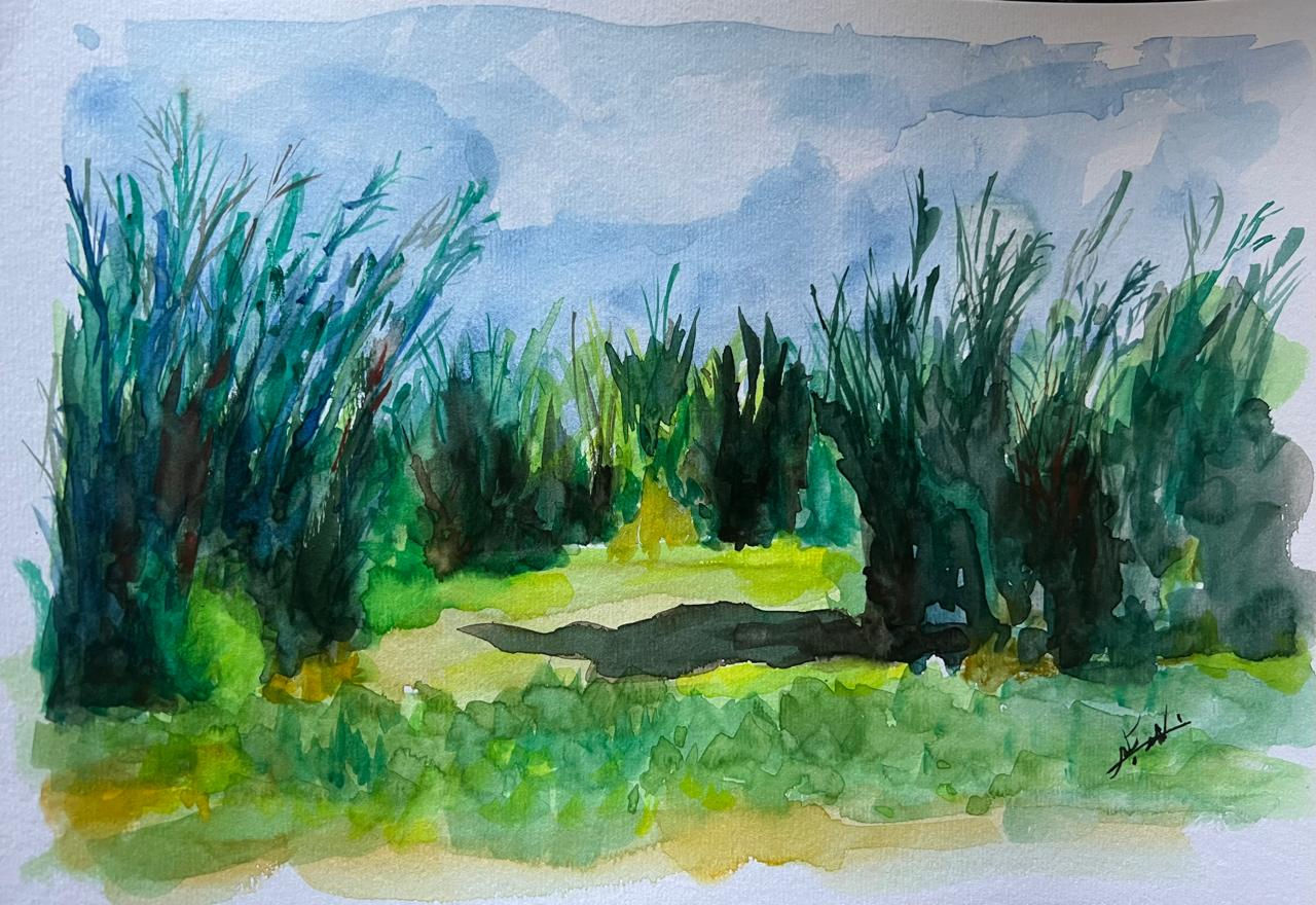 Serenity in Nature by Nahla Bakr