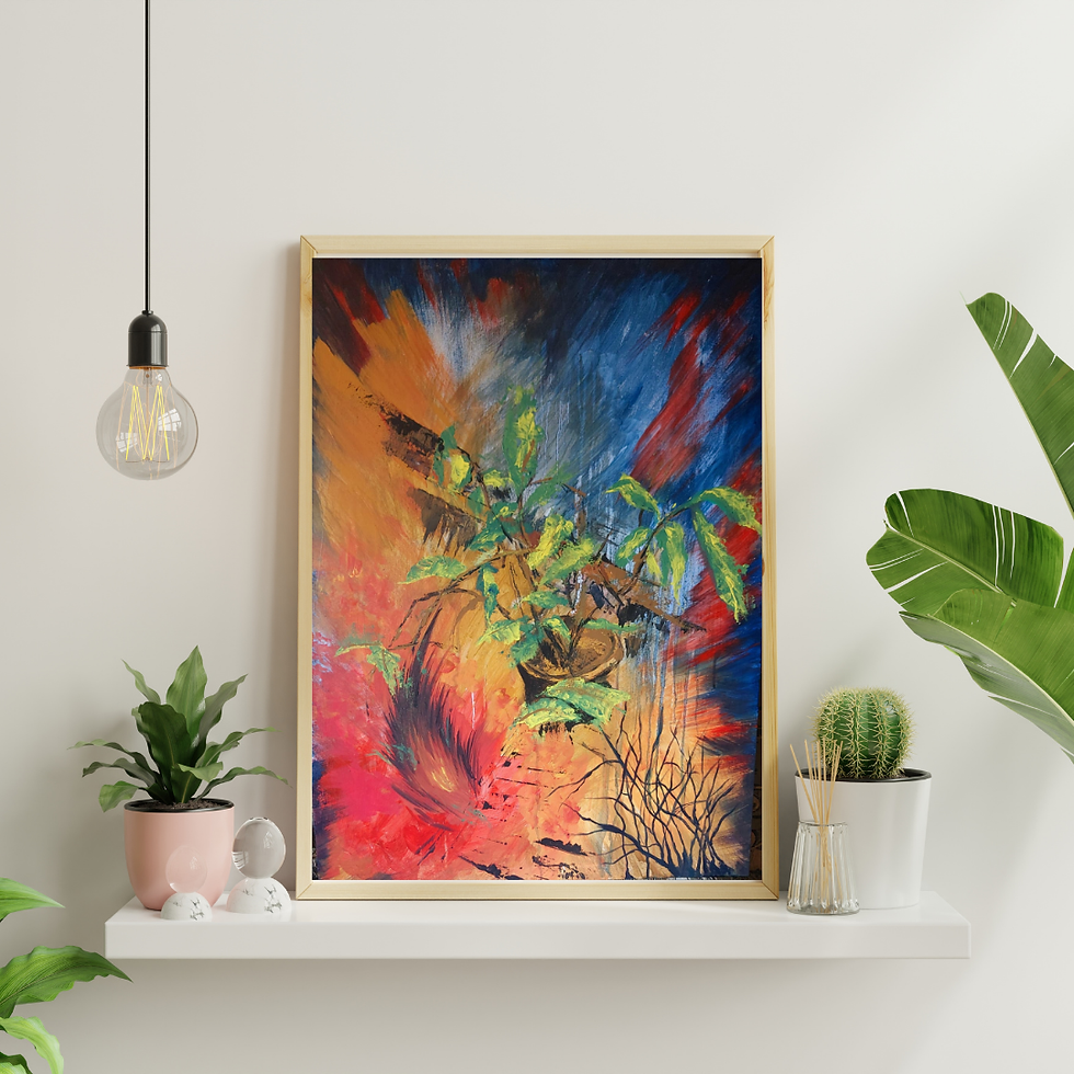 Thumbnail: Growth Amidst the Flames by Amira Ahmed