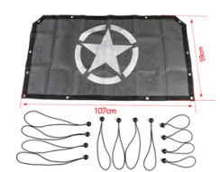 the sun network for Jeep Wrangler JL,JT， half size