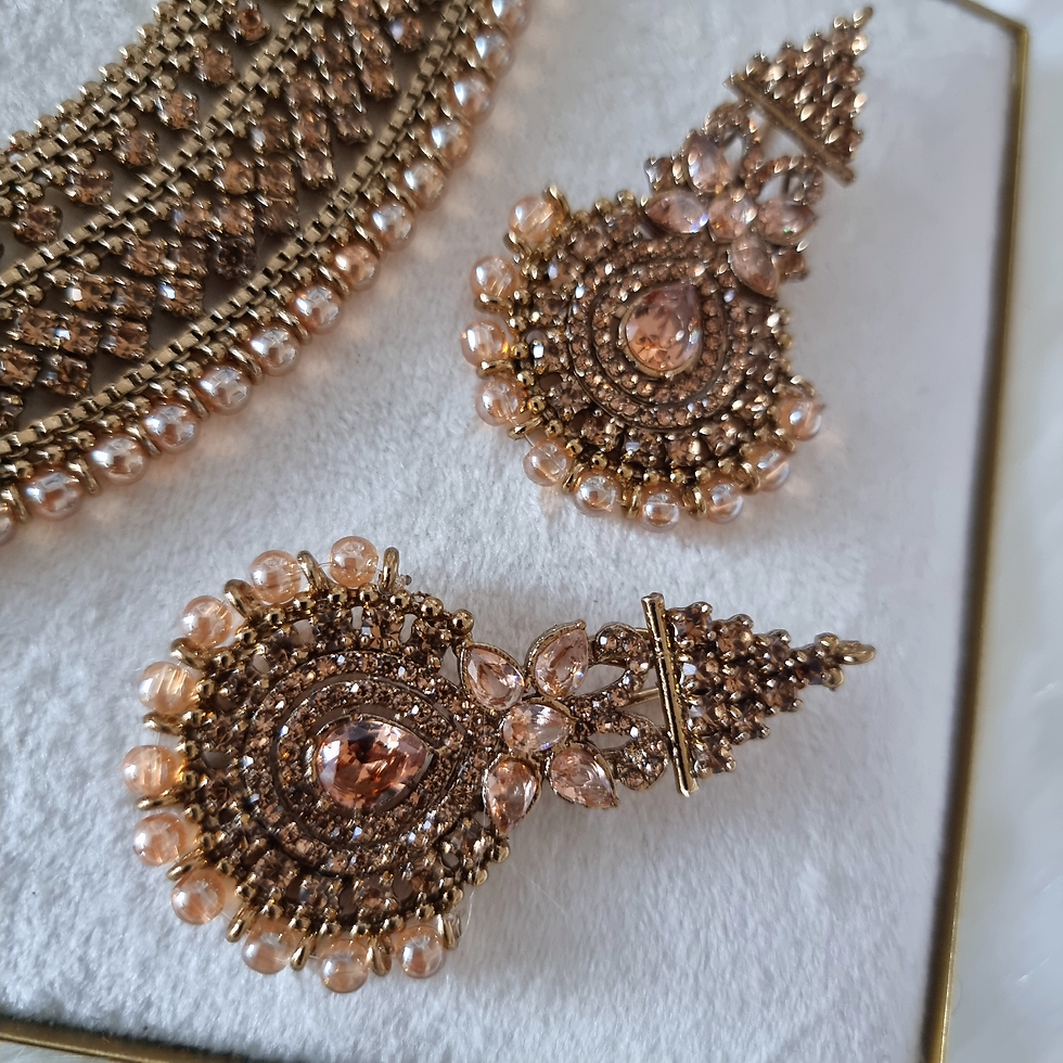 Thumbnail: Antiek goud 3 delig (nikkel vrij) 001