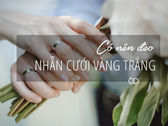 Có nên đeo nhẫn cưới vàng trắng?