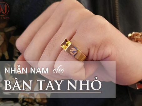 Nhẫn nam cho nam giới có bàn tay nhỏ
