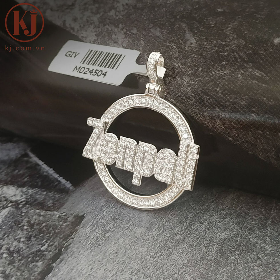 Hình thu nhỏ: Mặt dây thiết kế theo yêu cầu chữ Zenpali KJP0382