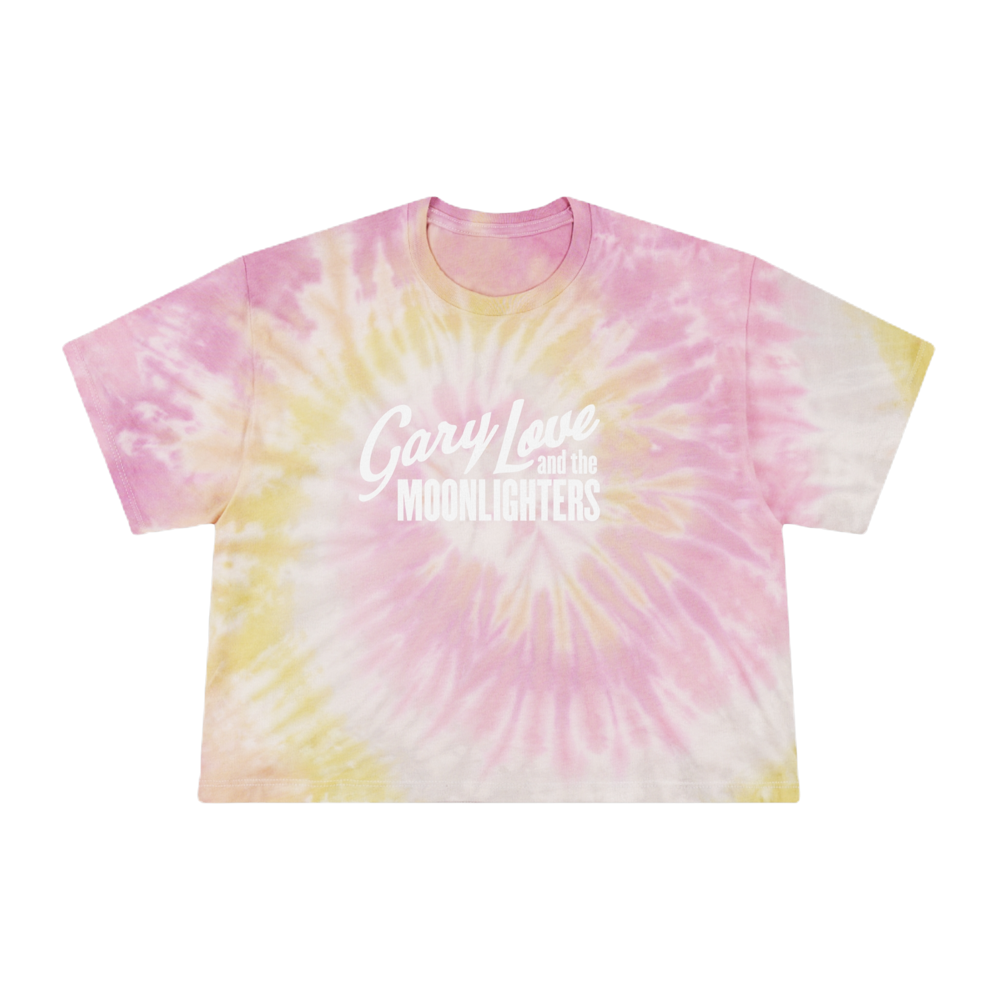 Gary Love & the Moonlighters Tie-Dye Crop Top (Desert Rose)