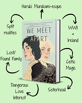 It’s 1940 and Gaby’s parents and sister succumb to Typhus after staying in France to care for Gaby and Sabine’s dying grandmother. The war is in full swing and Gaby can’t get home to Poughkeepsie, NY. Her aunt lives in Ireland, which stayed neutral during WWII, so she heads there. But the aunt has just died, and 18-year-old Gaby makes her way to the remote manor of her aunt’s husband’s relatives, where she’s hired as a servant.