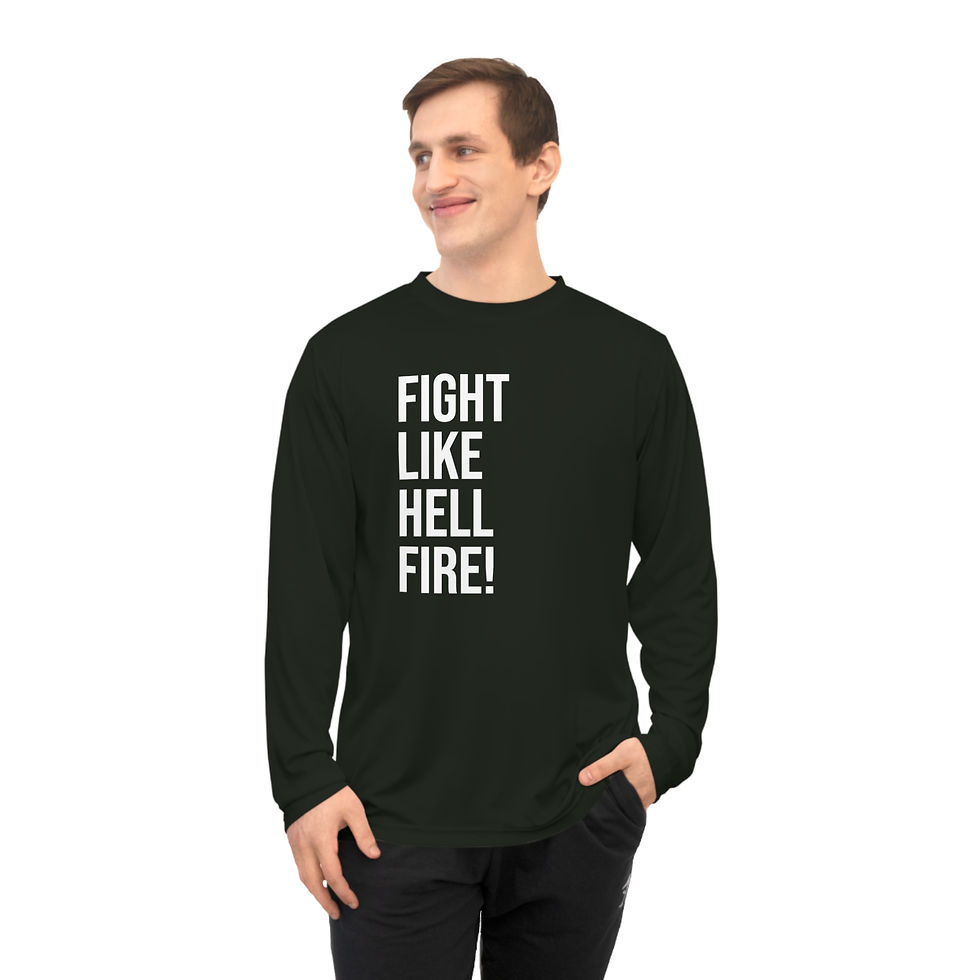 FIGHT LIKE HELLFIRE! Active Long Sleeve T-Shirt