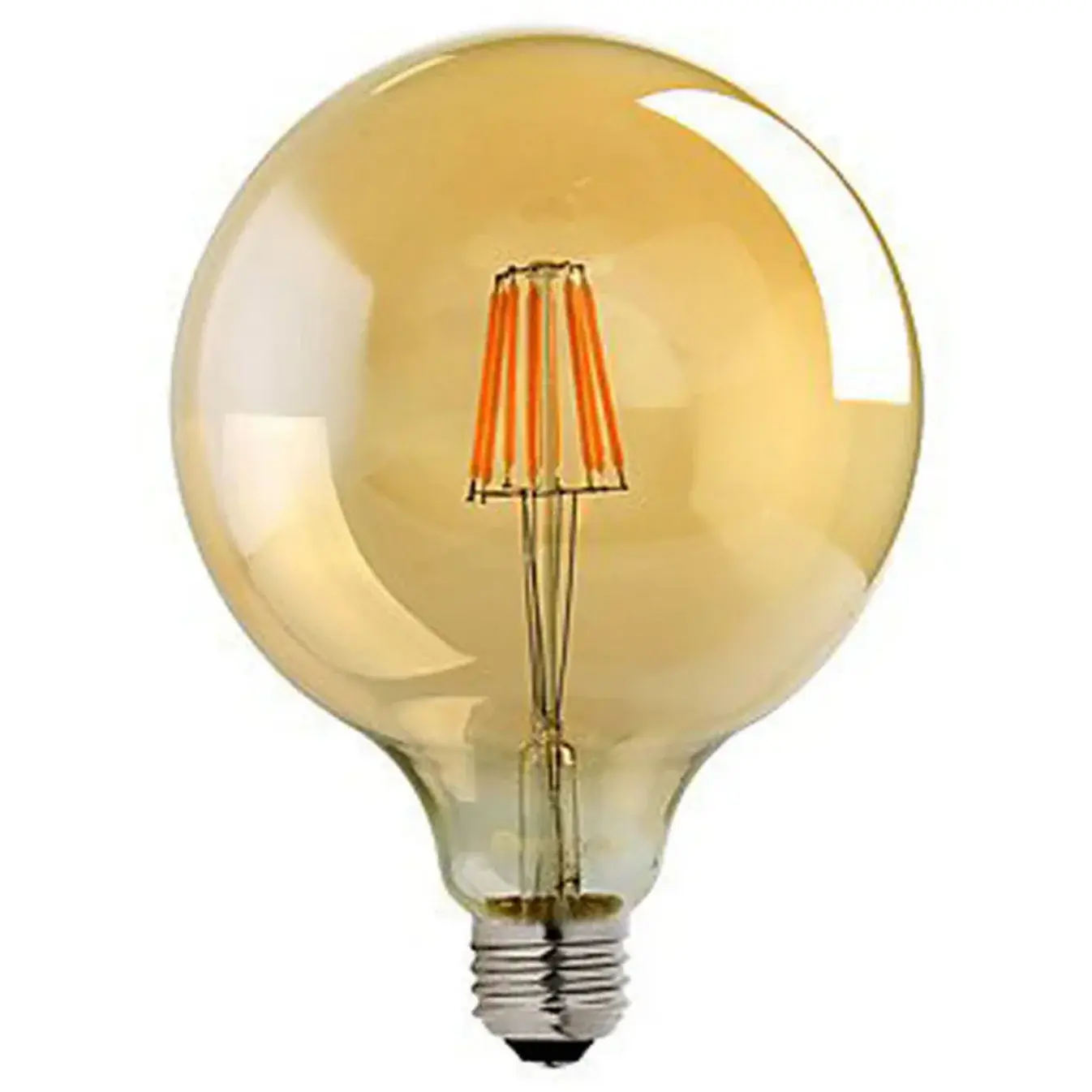Vintage 8W LED filament Globe G125 dimmable bulb