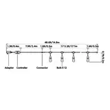 Thumbnail: RGBW LED Outdoor Festoon Lighting (14.8M)