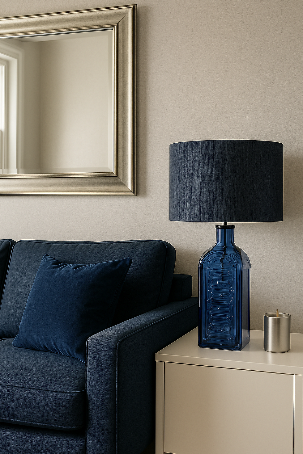 Blue Lagoon Hand-crafted Table Lamp