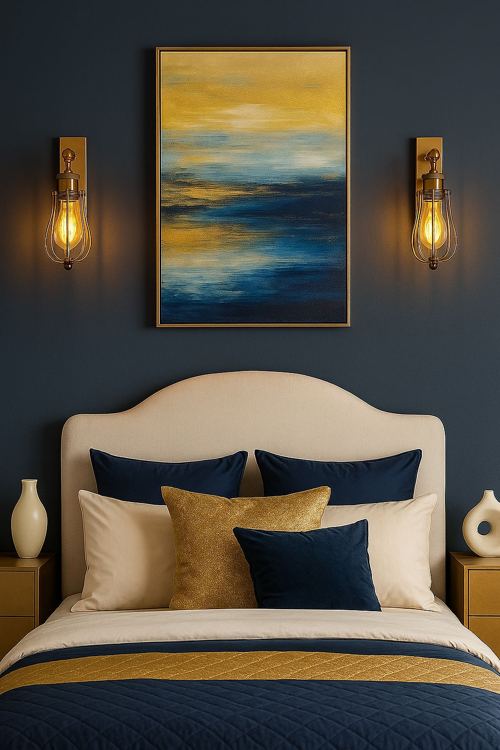 Gold Balloon Cage Hand-crafted Wall Light