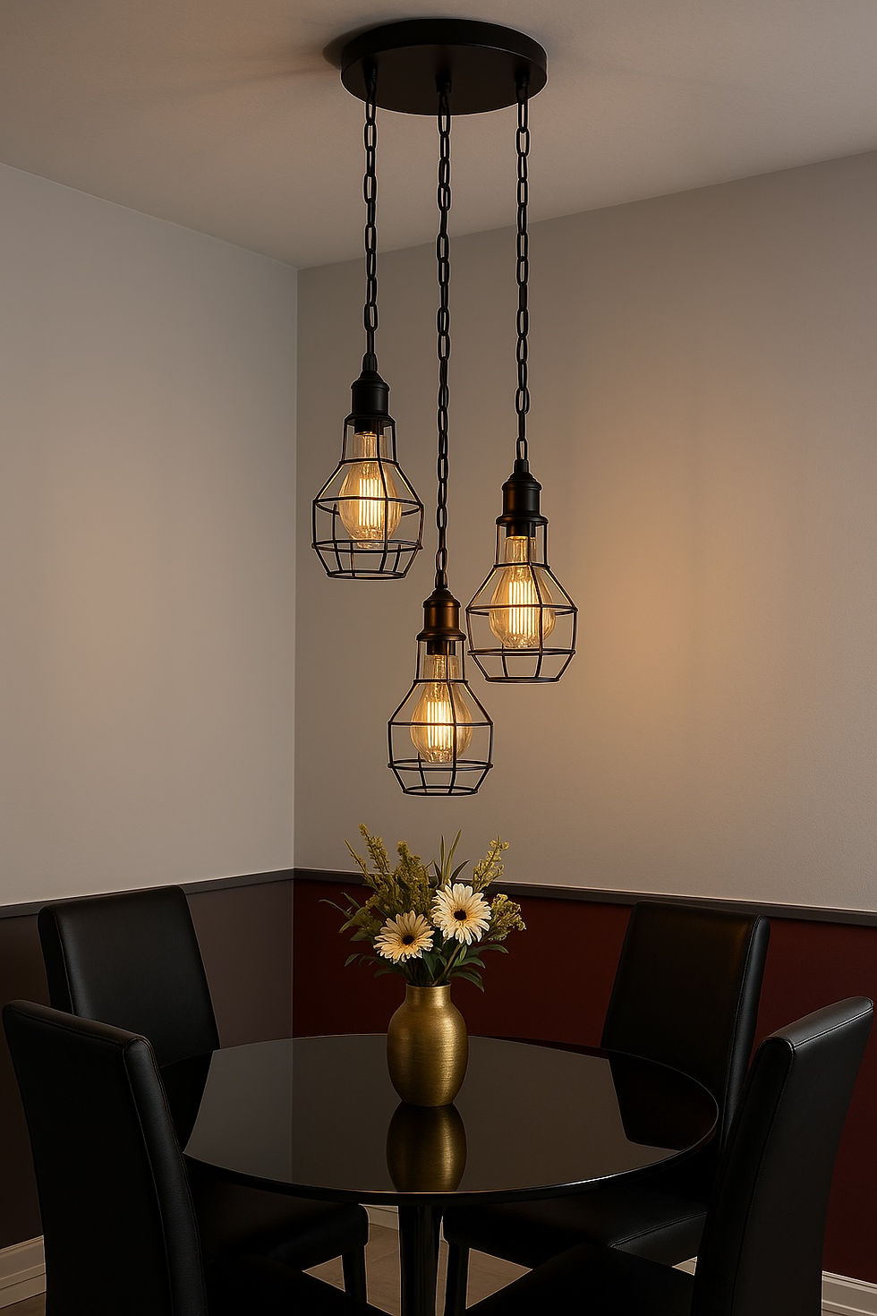 3 Cage Multi Drop Hand-crafted