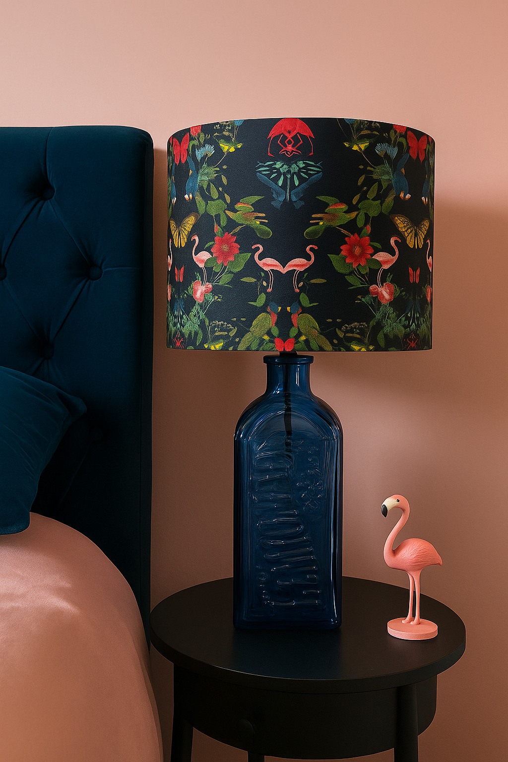 Blue Lingo Hand crafted Table Lamp