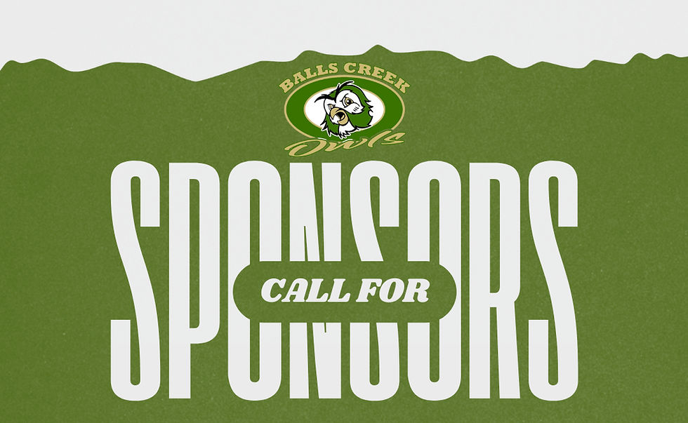 Become a Sponsor now: my.cheddarup.com/c/balls-creek-elementary-pto-sponsorships-25-26