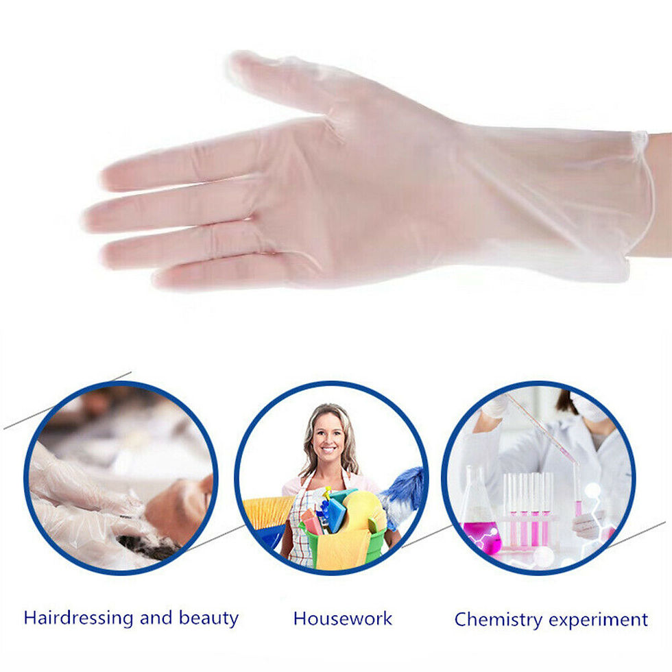 Miniatura: Disposable Gloves Gants jetables, Nitrile Exam Gloves Precision Disposables Powd