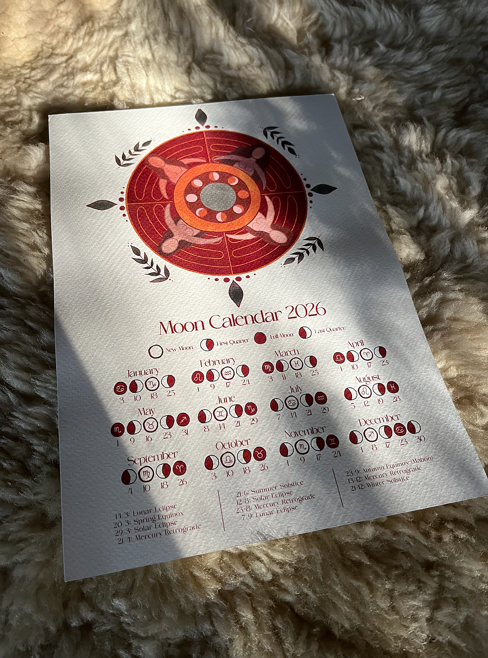 Thumbnail: Moon Calendar 2026