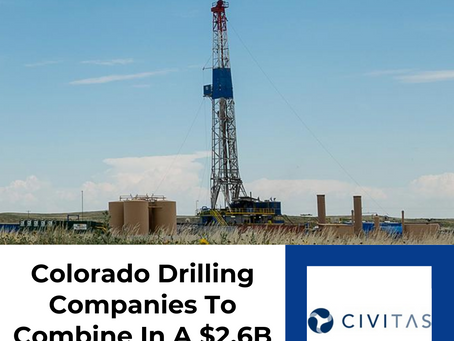 Colorado Drilling Companies To Combine In A $2.6B Merger Of Equals