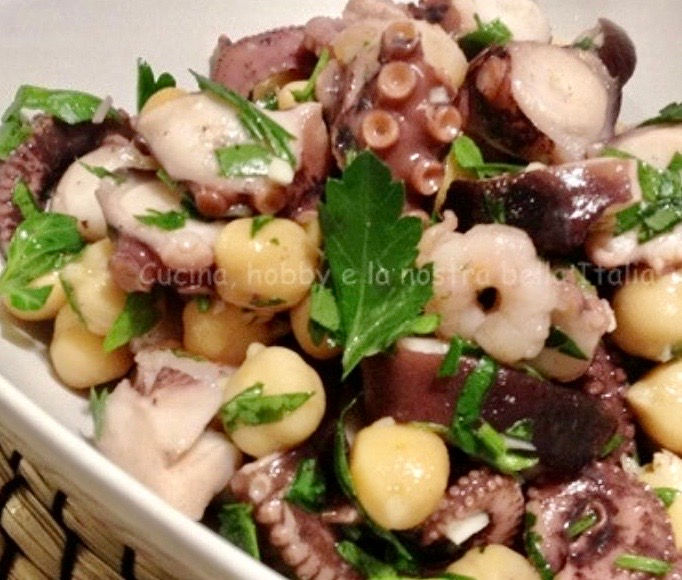 Dadolata di polpo e ceci € 9,00